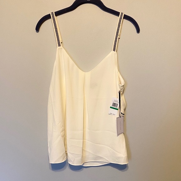 1. State Tops - NWT 1. State Gypsy Night Antique White Tank Top